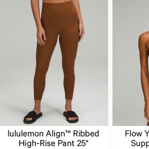 Lululemon ribbed align leggings